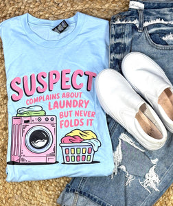 Laundry Suspect Tee