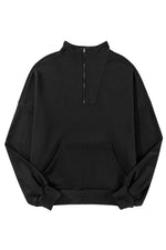 Load image into Gallery viewer, Quarter Zip Pocket Sweatshirt
