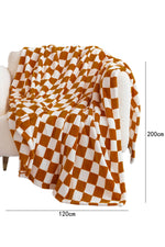 Load image into Gallery viewer, Checkered Throw Blanket
