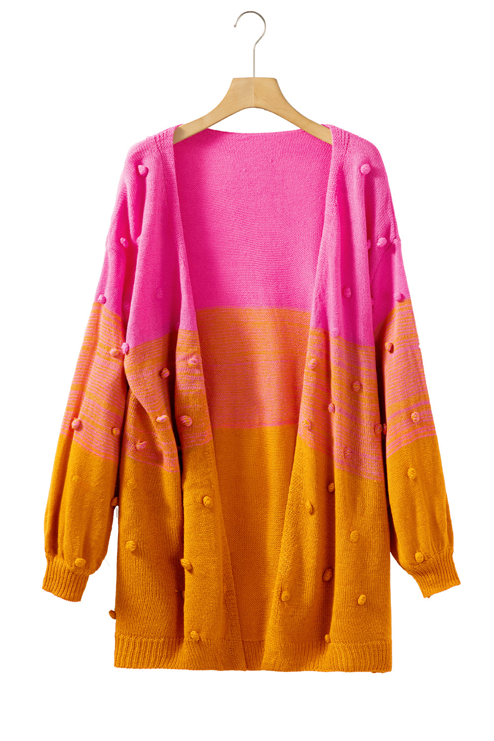 Pink and Orange Ombre Cardigan