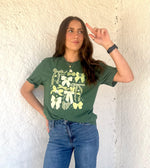 Load image into Gallery viewer, Green Bow Collage Tee
