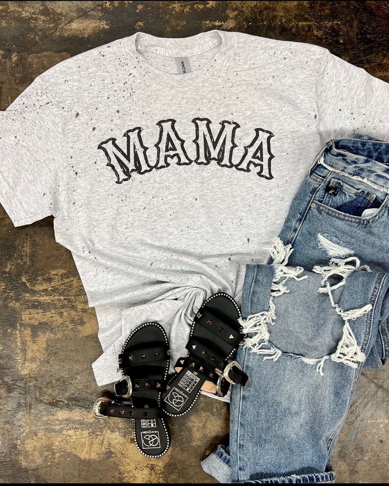 Mama Splattered Tee