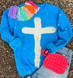 Load image into Gallery viewer, Graffiti Cross Sweatshirts
