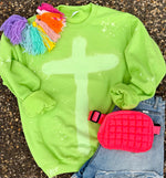 Load image into Gallery viewer, Graffiti Cross Sweatshirts
