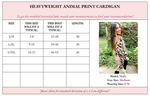 Load image into Gallery viewer, Harper Heavyweight Animal Print Cardigan
