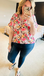 Load image into Gallery viewer, Floral Boho Blouse
