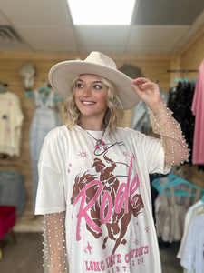 rodeo graphic t-shirt dress