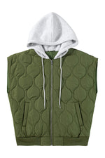 Load image into Gallery viewer, Roxie Hooded Puffer Vest
