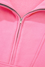 Load image into Gallery viewer, Quarter Zip Pocket Sweatshirt
