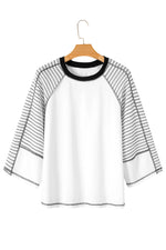 Load image into Gallery viewer, Striped Three Quarter Sleeve Top
