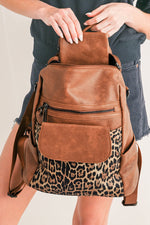 Load image into Gallery viewer, Leopard Backpack
