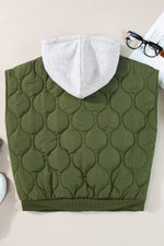 Load image into Gallery viewer, Roxie Hooded Puffer Vest
