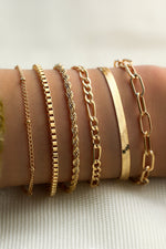 Load image into Gallery viewer, Gold Bracelet Set
