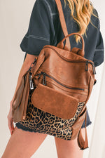 Load image into Gallery viewer, Leopard Backpack
